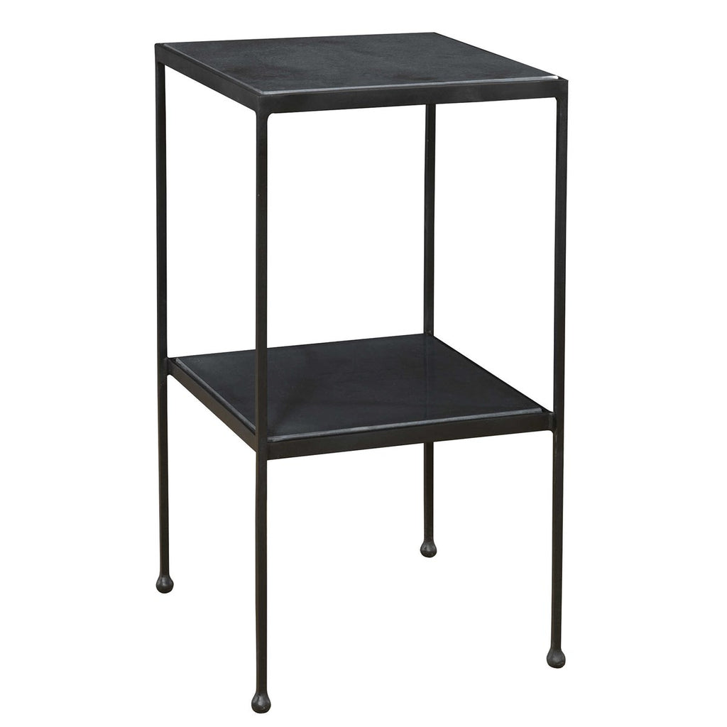 Sherwood Square Marble Accent Table - Bombay Mercantile