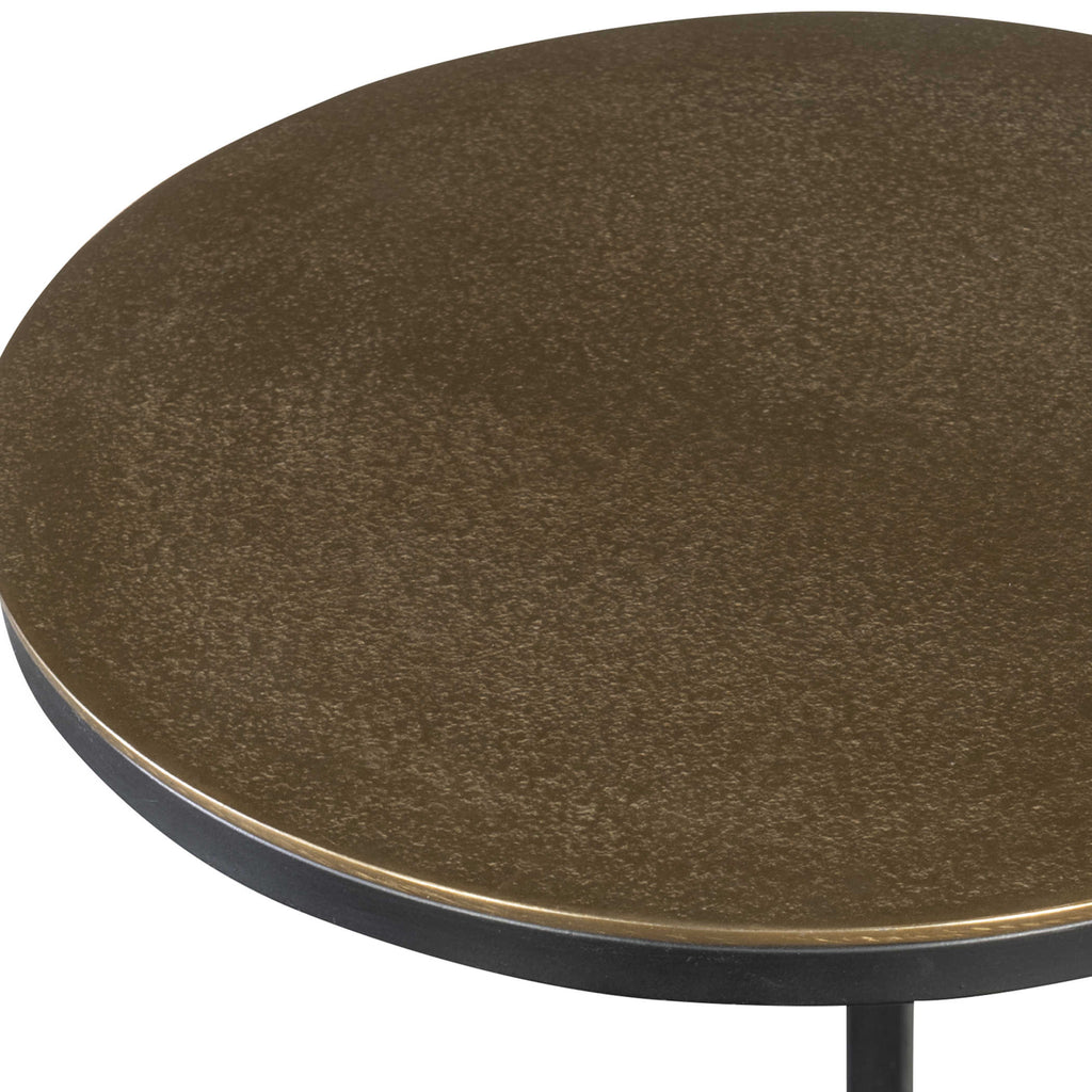 Brunei Gold Accent/Drink Table - Bombay Mercantile