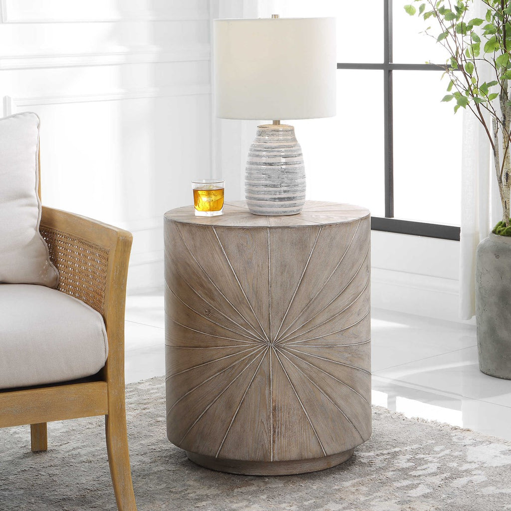 Starshine Wooden Side Table - Bombay Mercantile