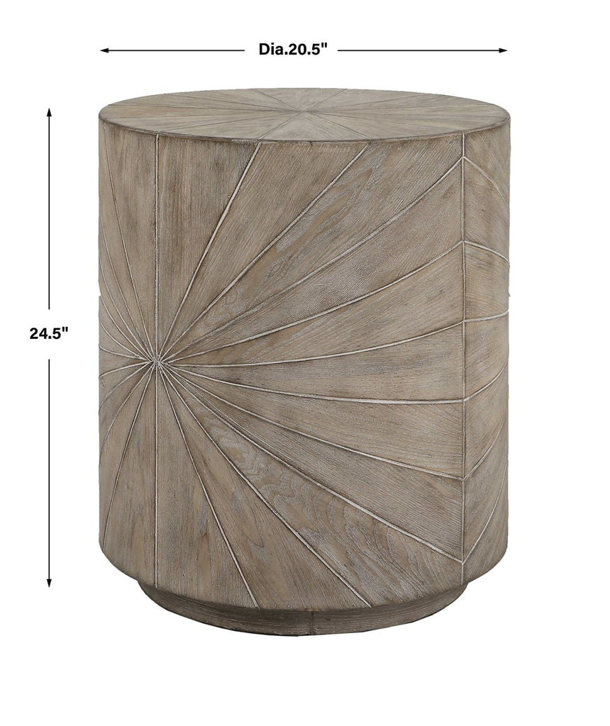 Starshine Wooden Side Table - Bombay Mercantile