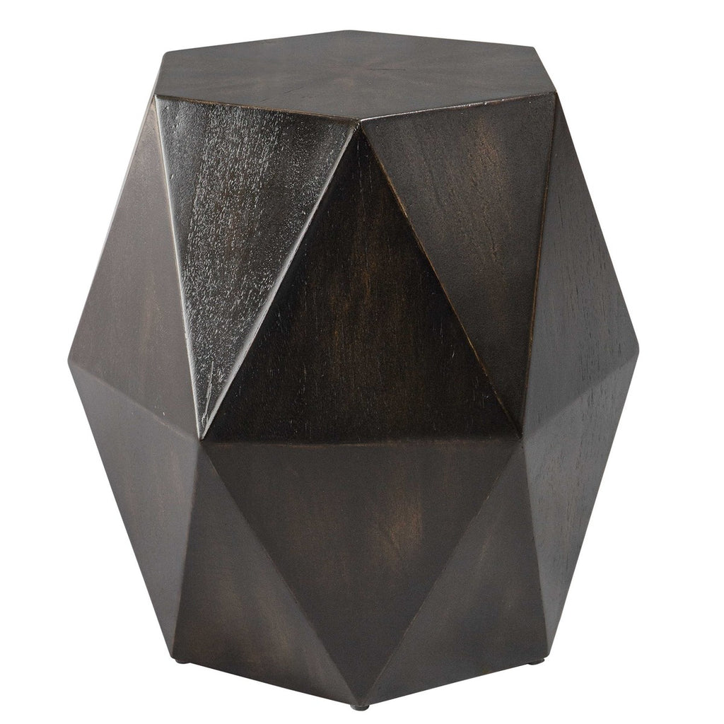 Volker Black Geometric Accent Table - Bombay Mercantile