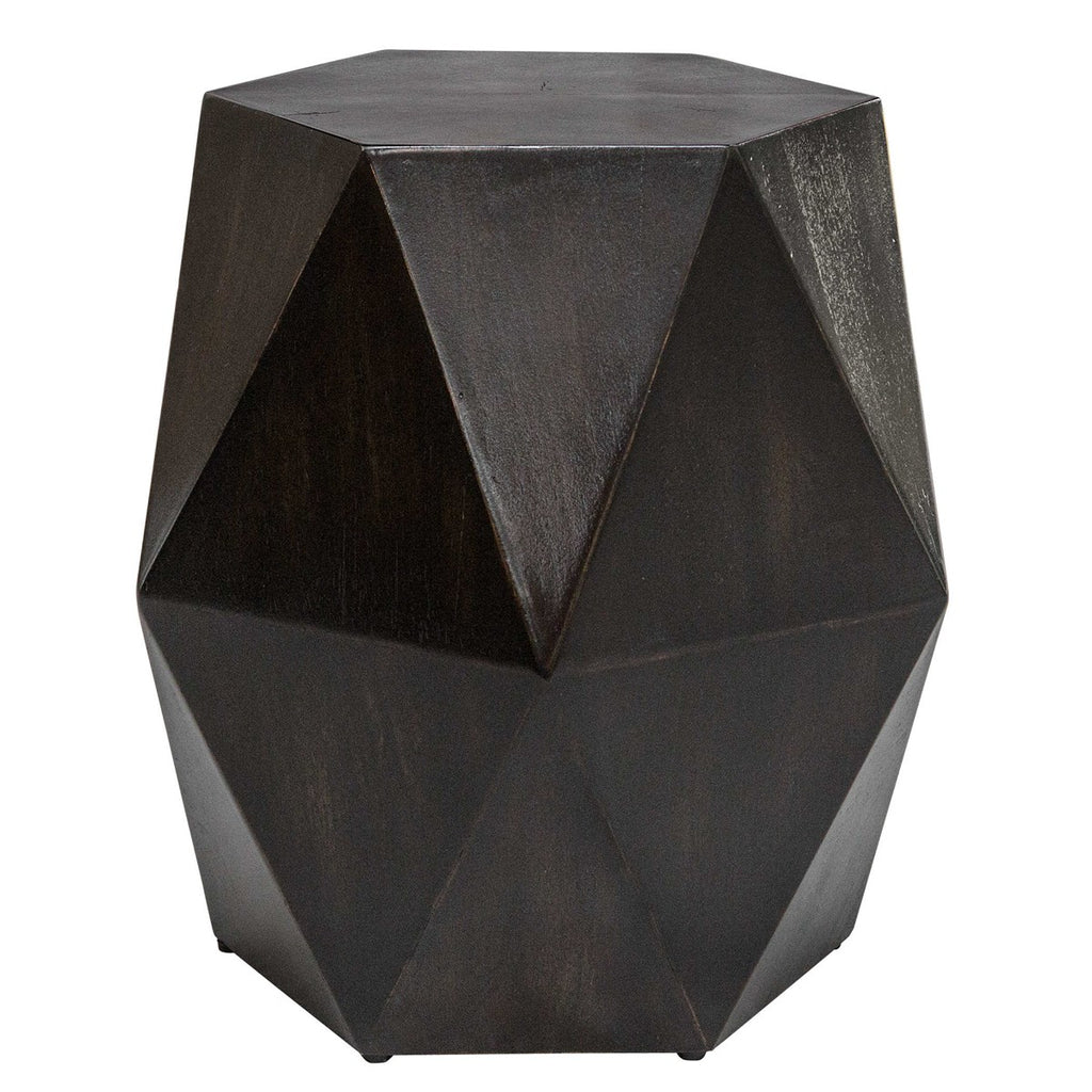Volker Black Geometric Accent Table - Bombay Mercantile