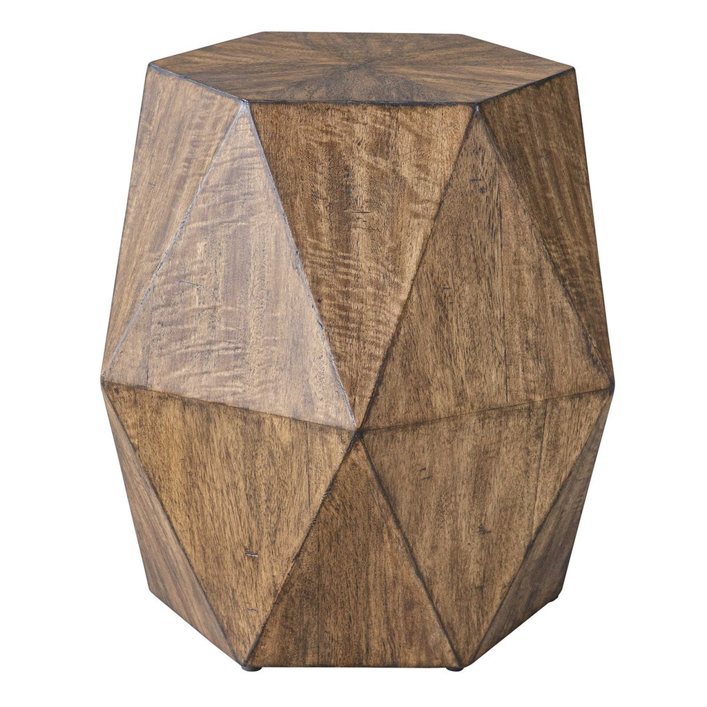 Volker Honey Geometric Accent Table - Bombay Mercantile