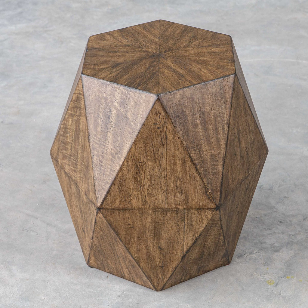 Volker Honey Geometric Accent Table - Bombay Mercantile