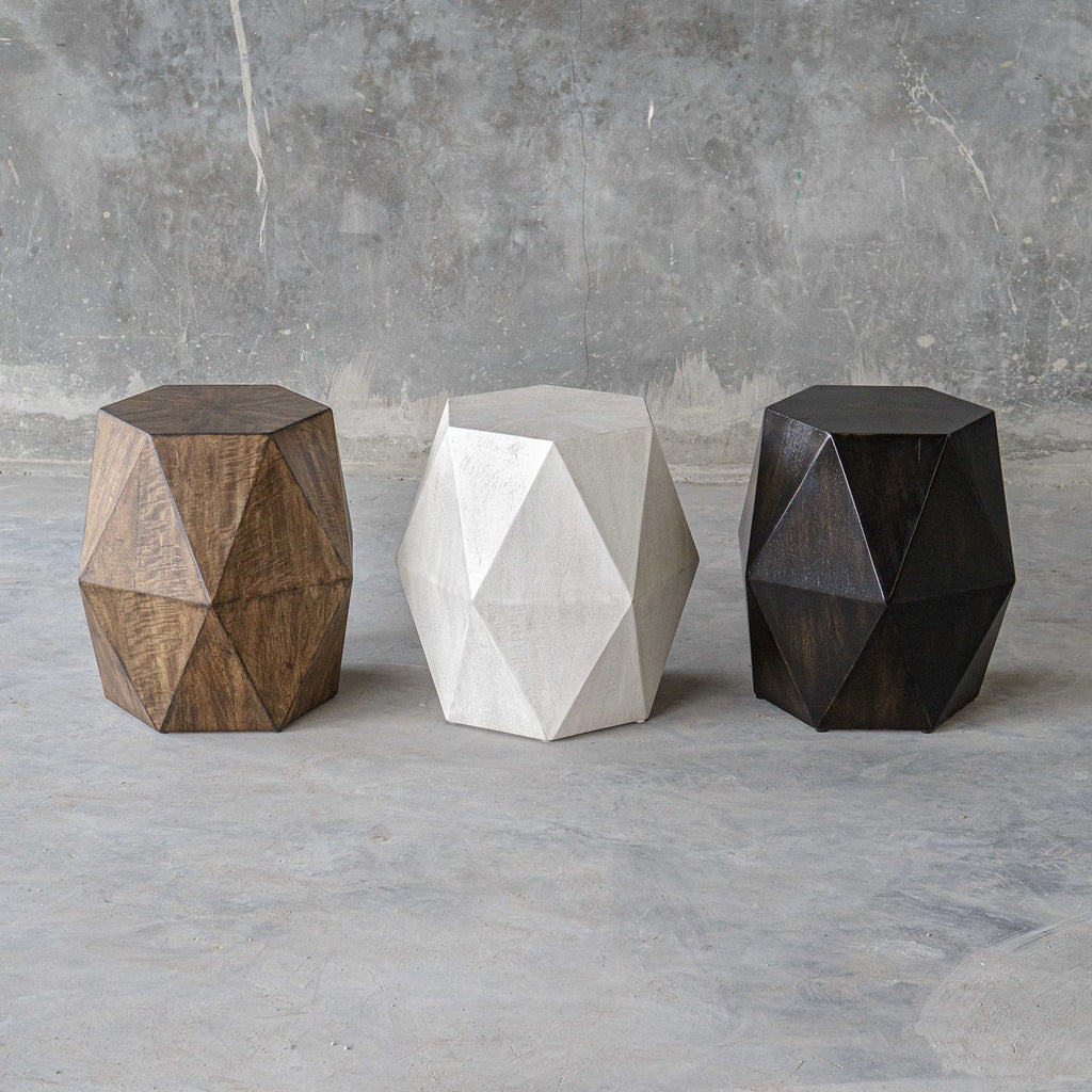 Volker Honey Geometric Accent Table - Bombay Mercantile