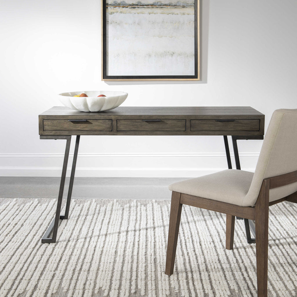 Comrade Natural Wood Desk - Bombay Mercantile