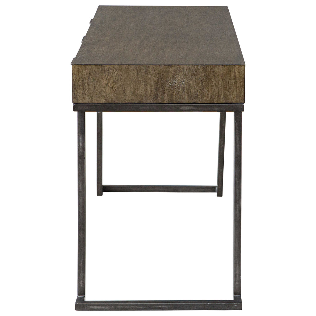 Comrade Natural Wood Desk - Bombay Mercantile