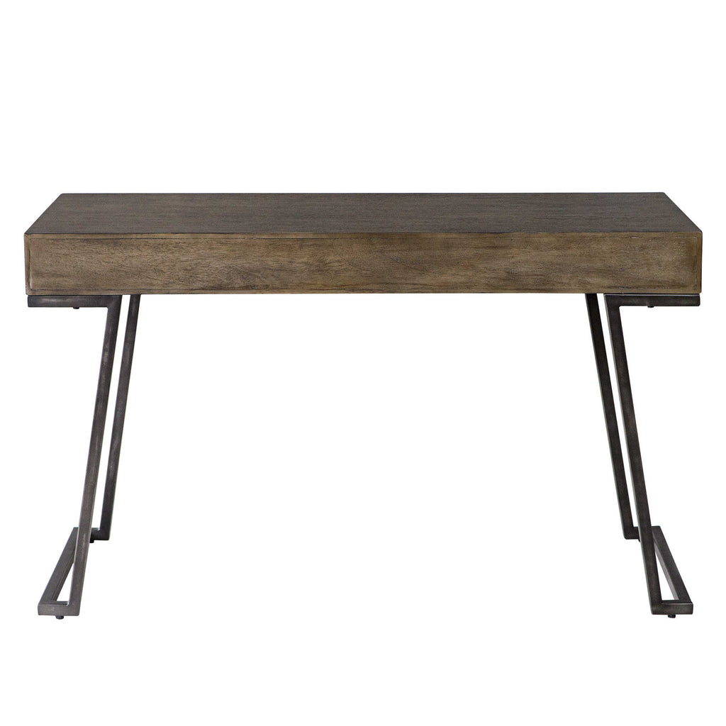 Comrade Natural Wood Desk - Bombay Mercantile