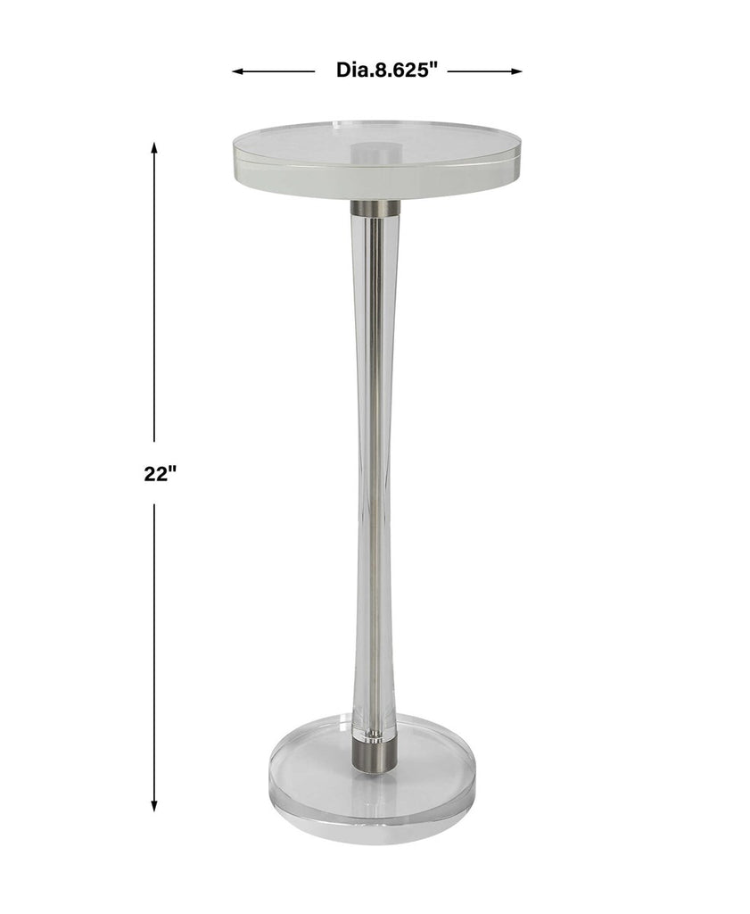 Pria Crystal Drink Table - Bombay Mercantile