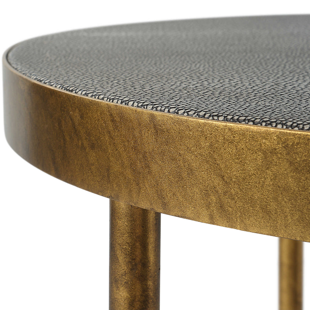 Aragon Brass Nesting Tables, Set of 2 - Bombay Mercantile