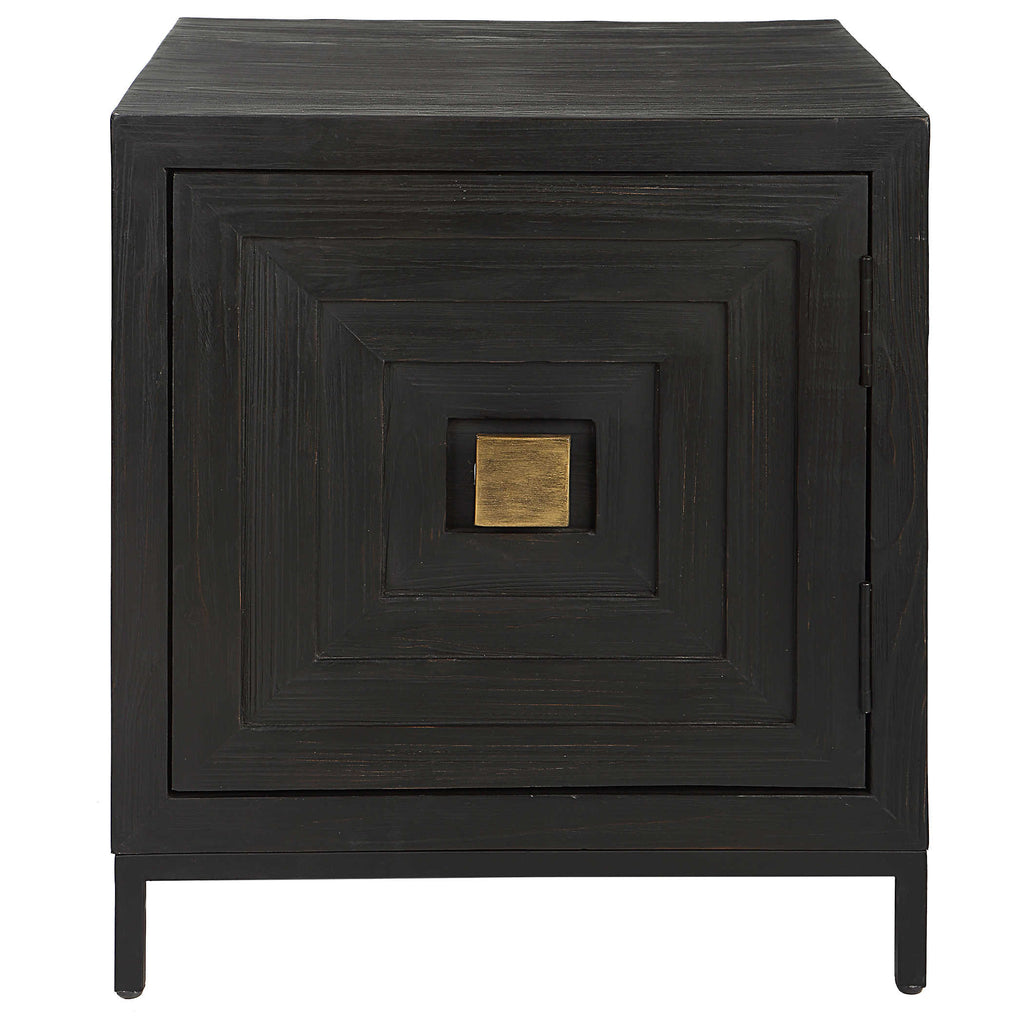 Aiken Geometric Cabinet / End Table - Bombay Mercantile