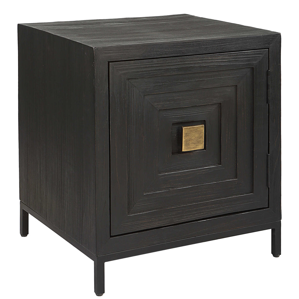Aiken Geometric Cabinet / End Table - Bombay Mercantile