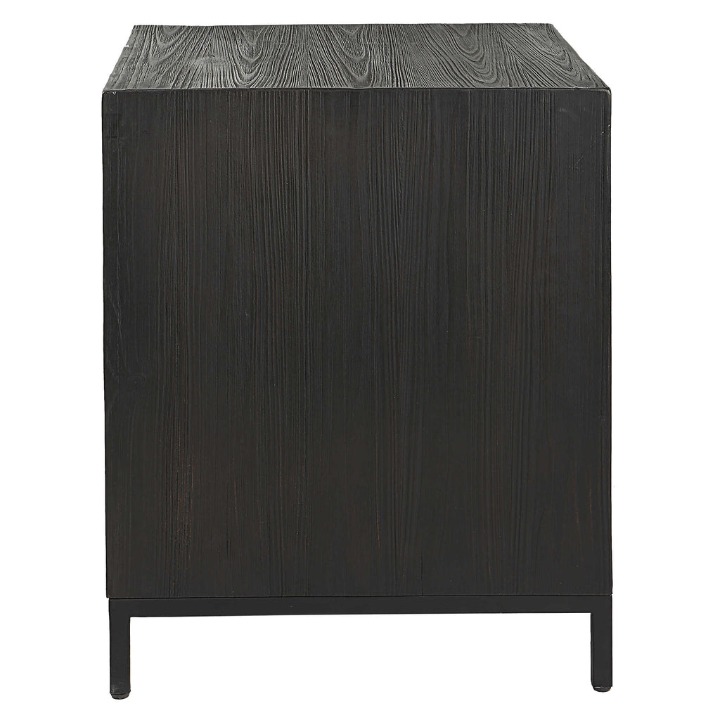 Aiken Geometric Cabinet / End Table - Bombay Mercantile