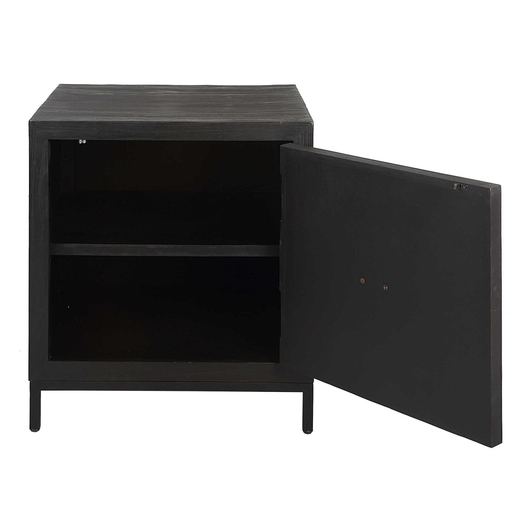 Aiken Geometric Cabinet / End Table - Bombay Mercantile