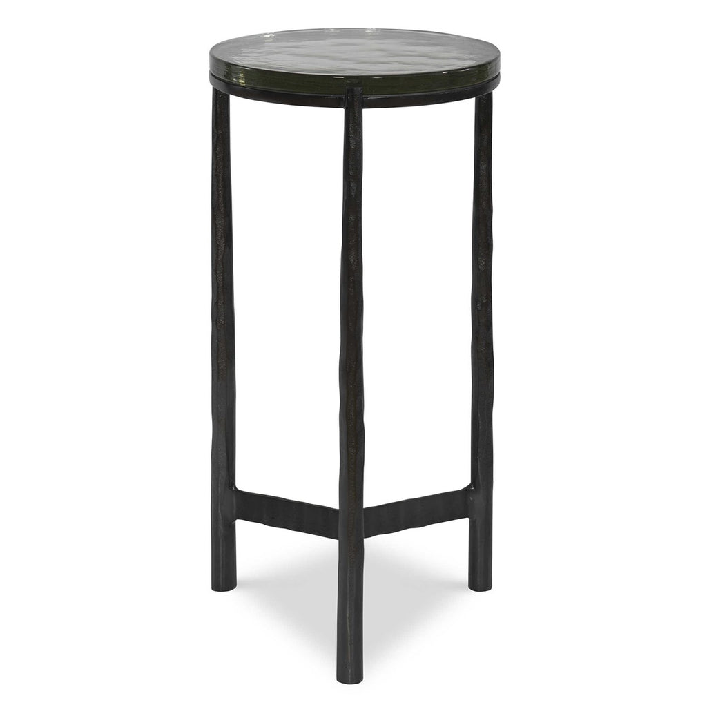 Eternity Iron & Glass Accent Table - Bombay Mercantile