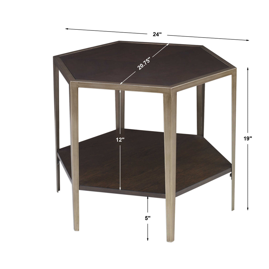 Alicia Geometric Accent Table - Bombay Mercantile