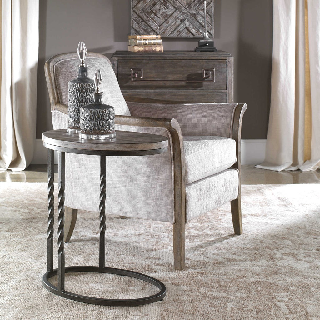 Tauret Cantilever Accent Table - Bombay Mercantile