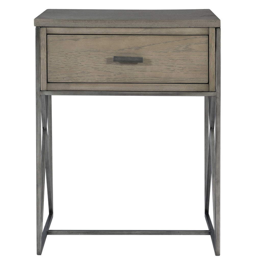 Cartwright Gray Side Table - Bombay Mercantile
