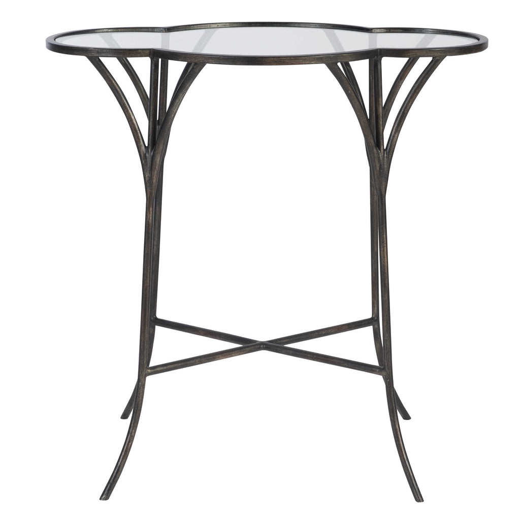 Adhira Glass Accent Table - Bombay Mercantile