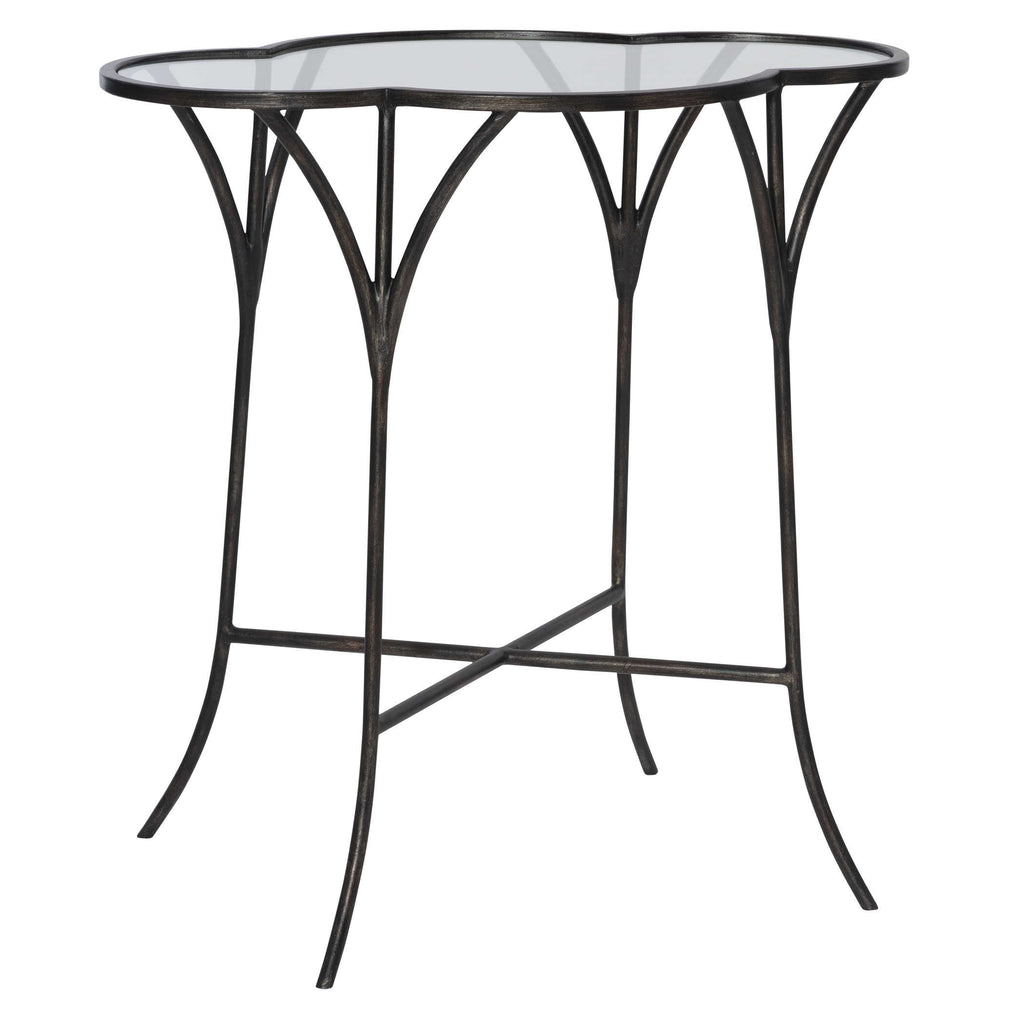 Adhira Glass Accent Table - Bombay Mercantile