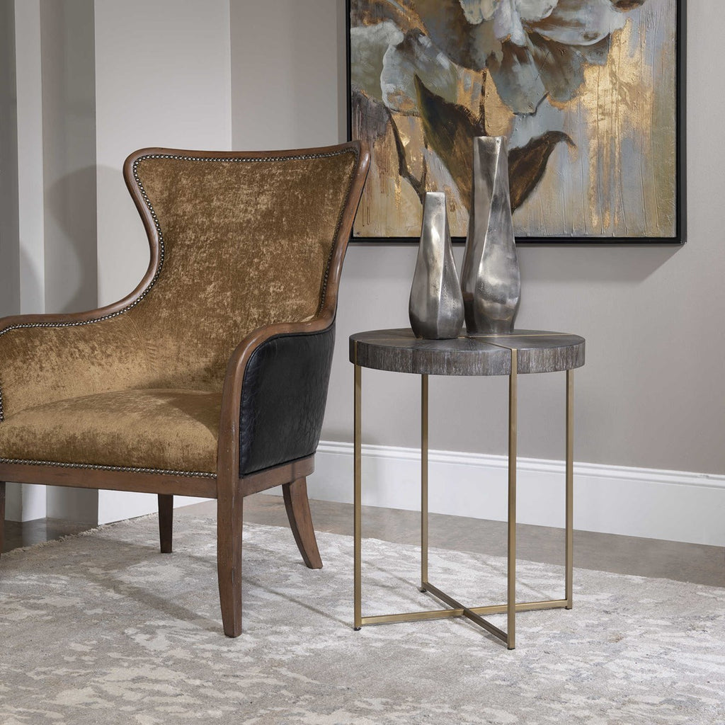 Taja Round Accent Table - Bombay Mercantile