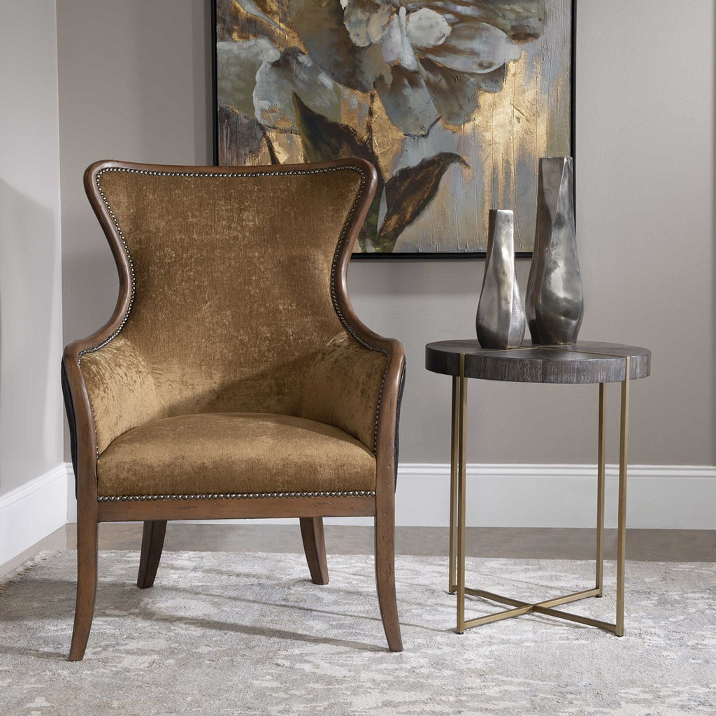 Taja Round Accent Table - Bombay Mercantile