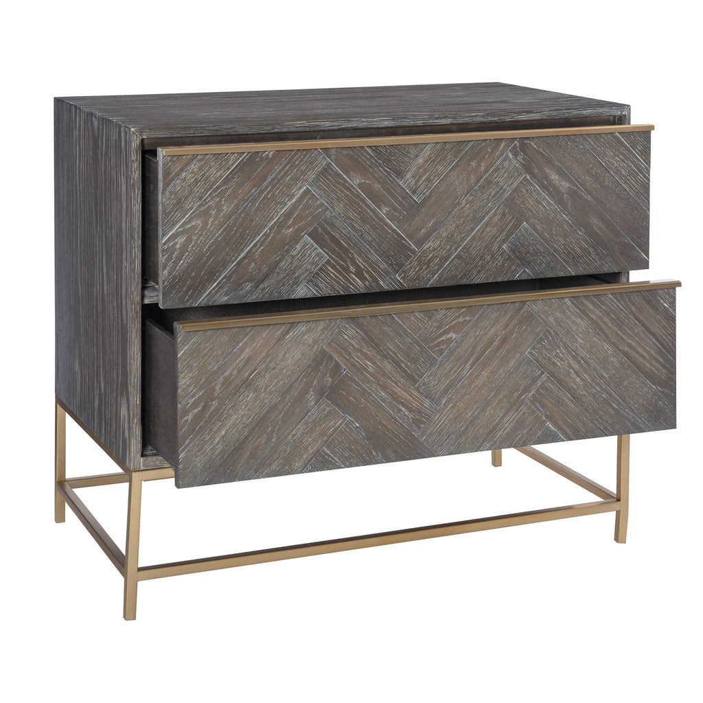 Armistead Dark Walnut Drawer Chest - Bombay Mercantile