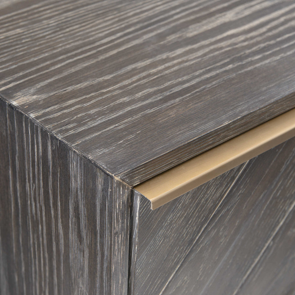 Armistead Dark Walnut Drawer Chest - Bombay Mercantile