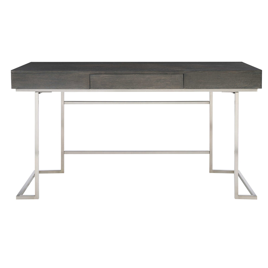 Claude Modern Oak Desk - Bombay Mercantile