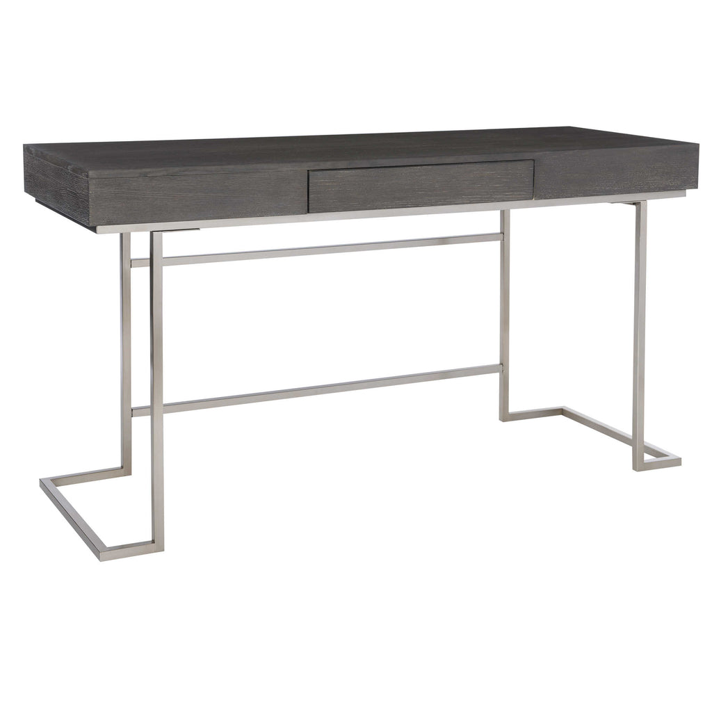 Claude Modern Oak Desk - Bombay Mercantile