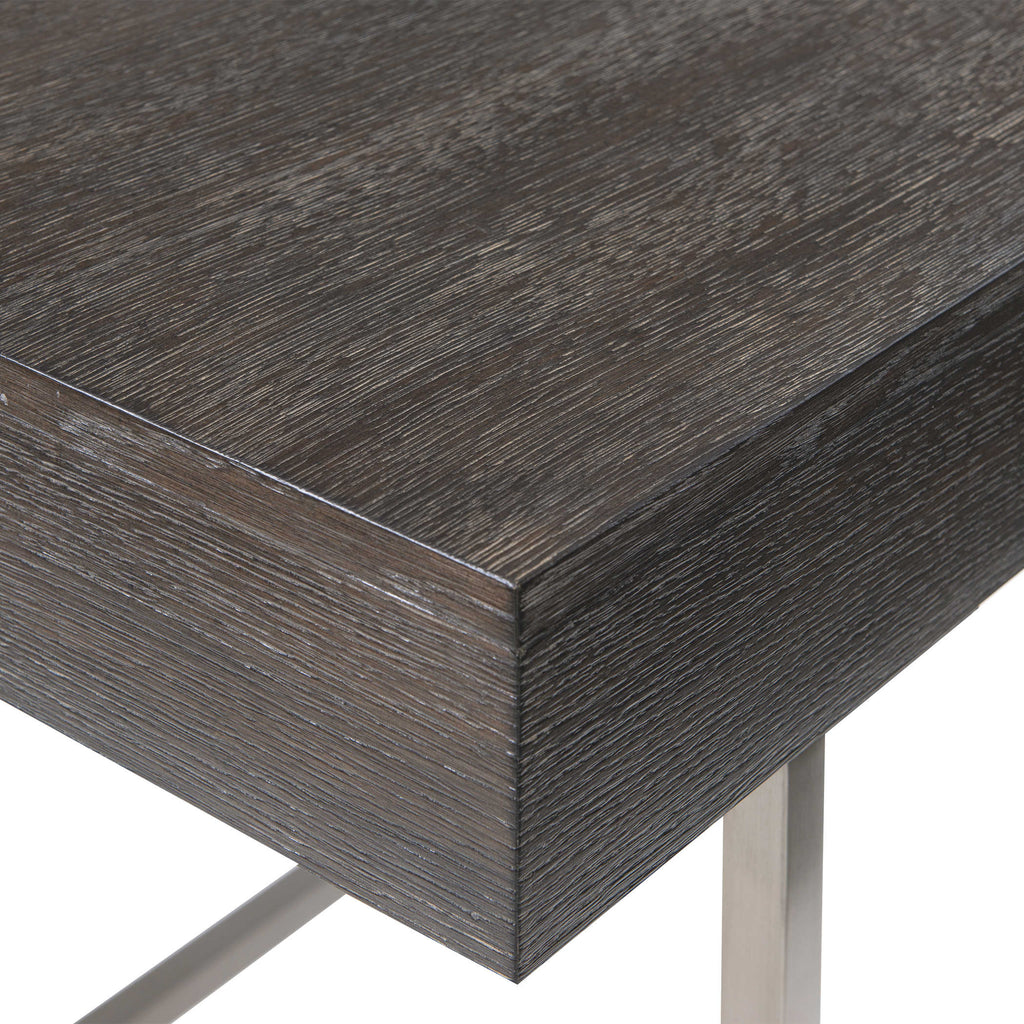 Claude Modern Oak Desk - Bombay Mercantile