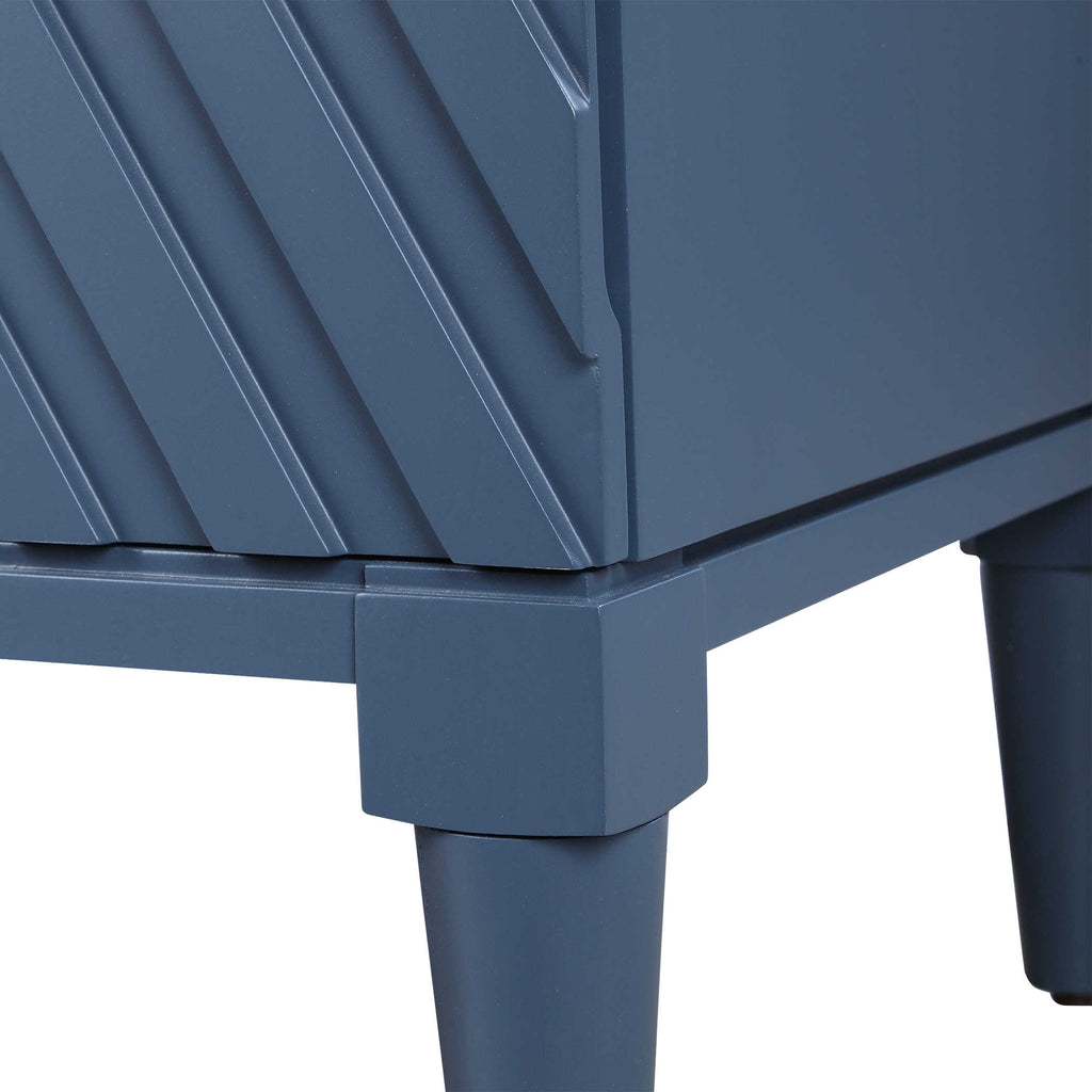 Colby Blue Drawer Chest - Bombay Mercantile