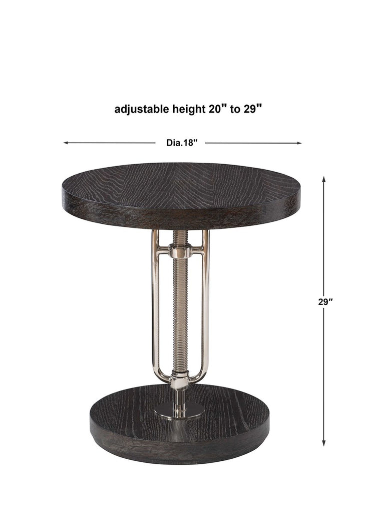 Emilian Adjustable Accent Table - Bombay Mercantile