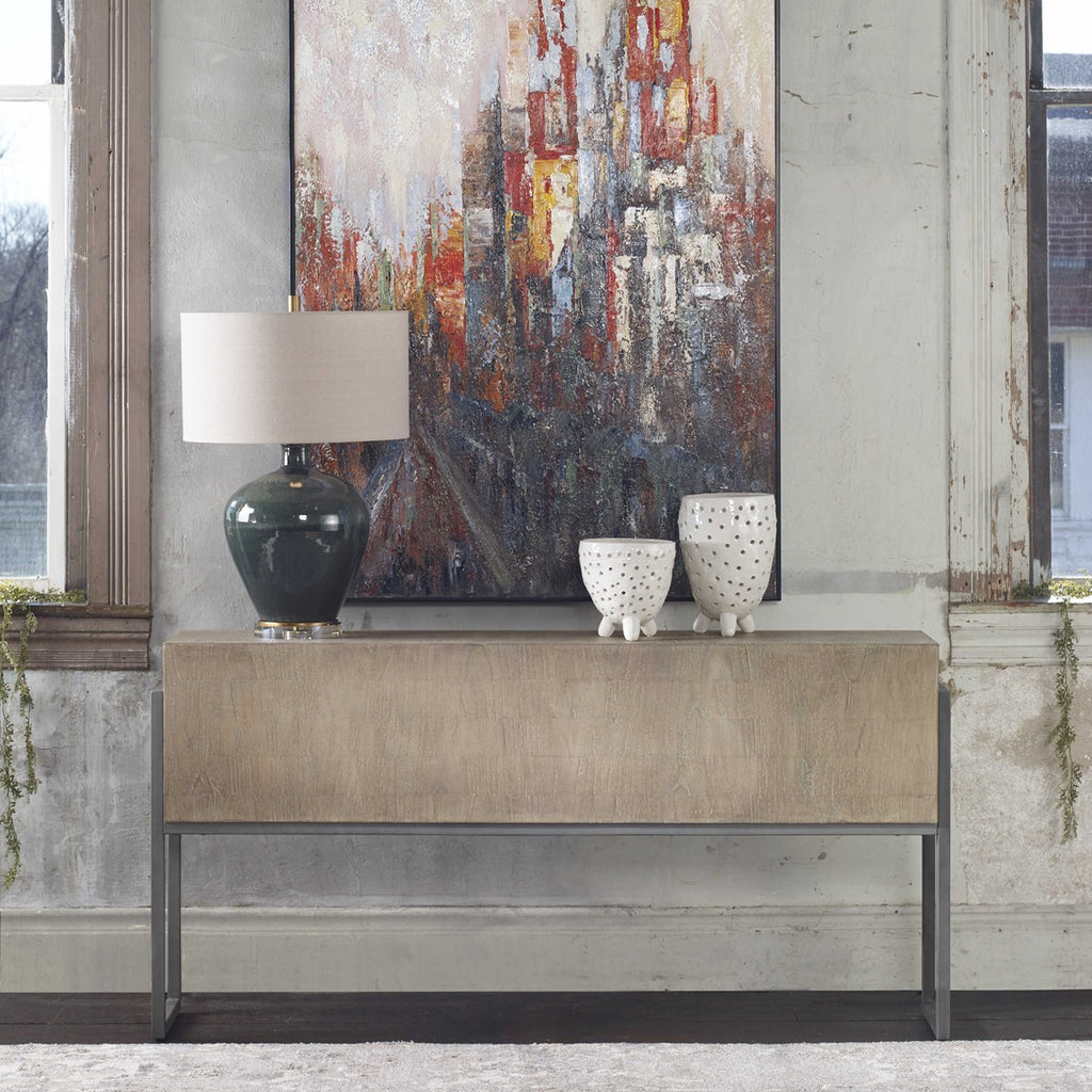 Nevis Contemporary Console Table - Bombay Mercantile