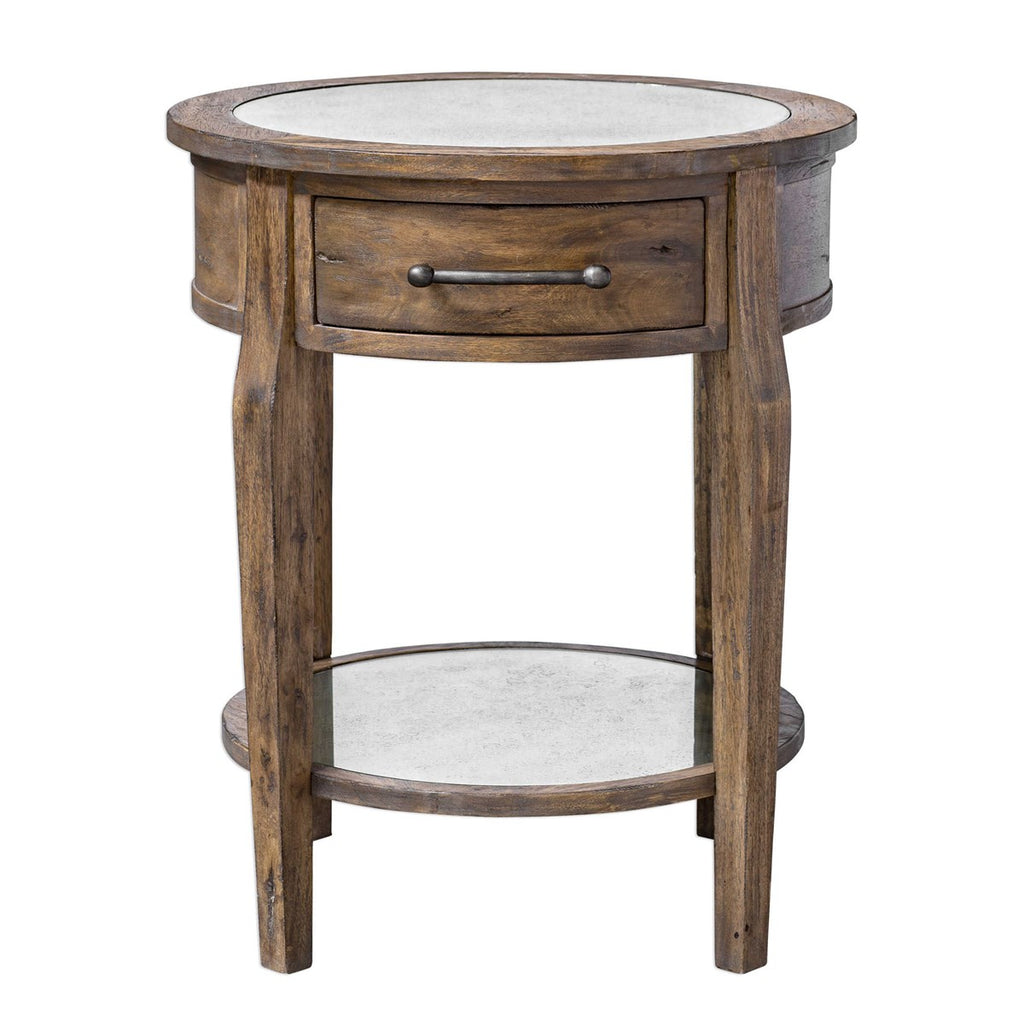 Raelynn Wood Lamp Table - Bombay Mercantile