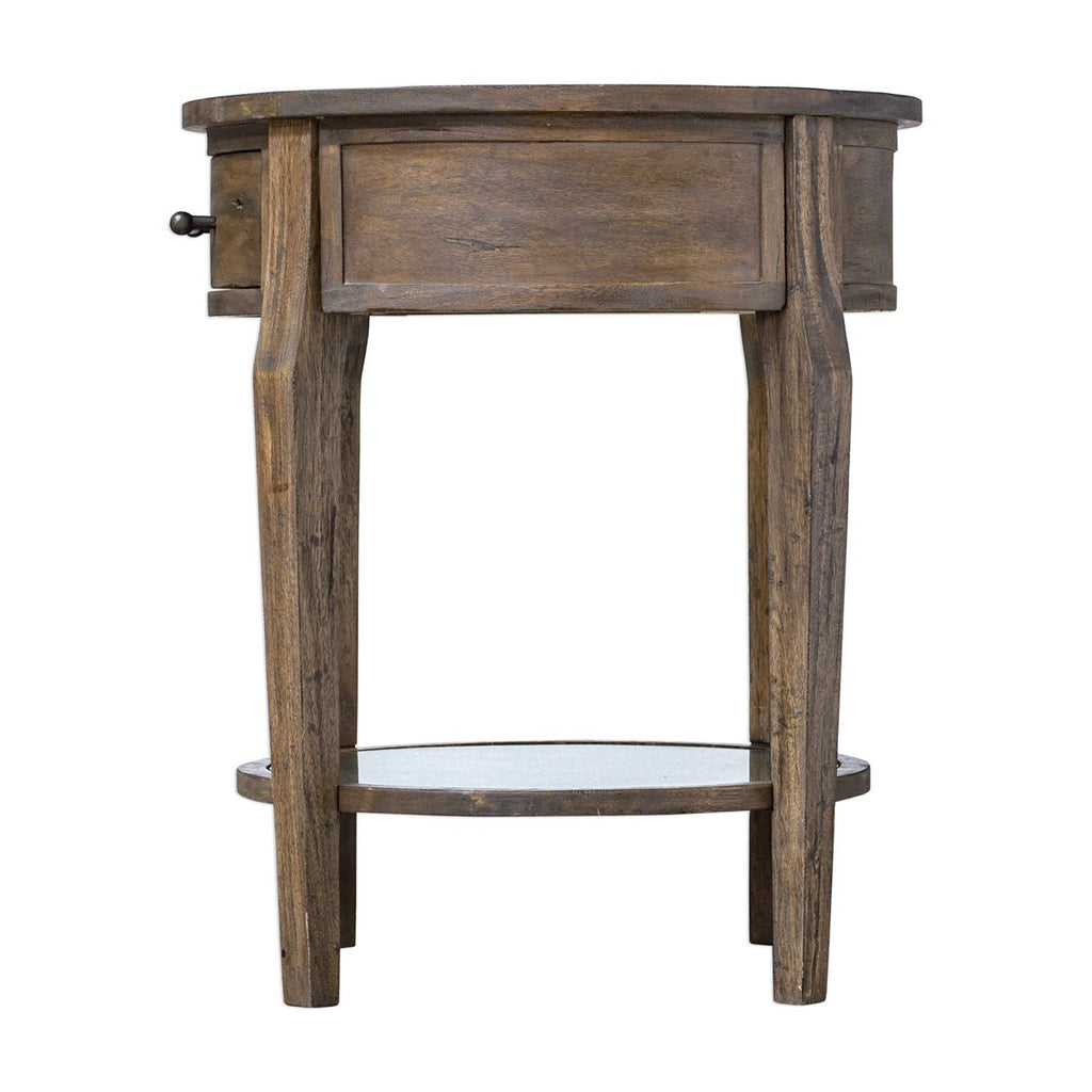 Raelynn Wood Lamp Table - Bombay Mercantile