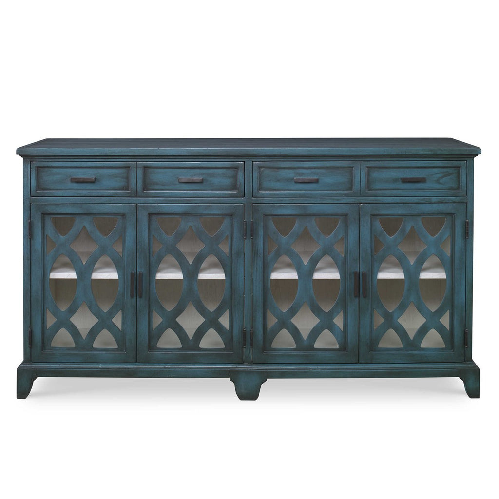 Oksana Wooden Credenza - Bombay Mercantile