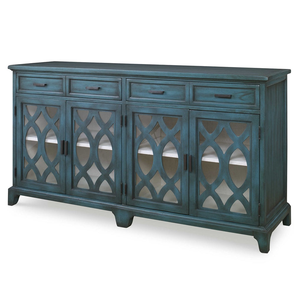 Oksana Wooden Credenza - Bombay Mercantile