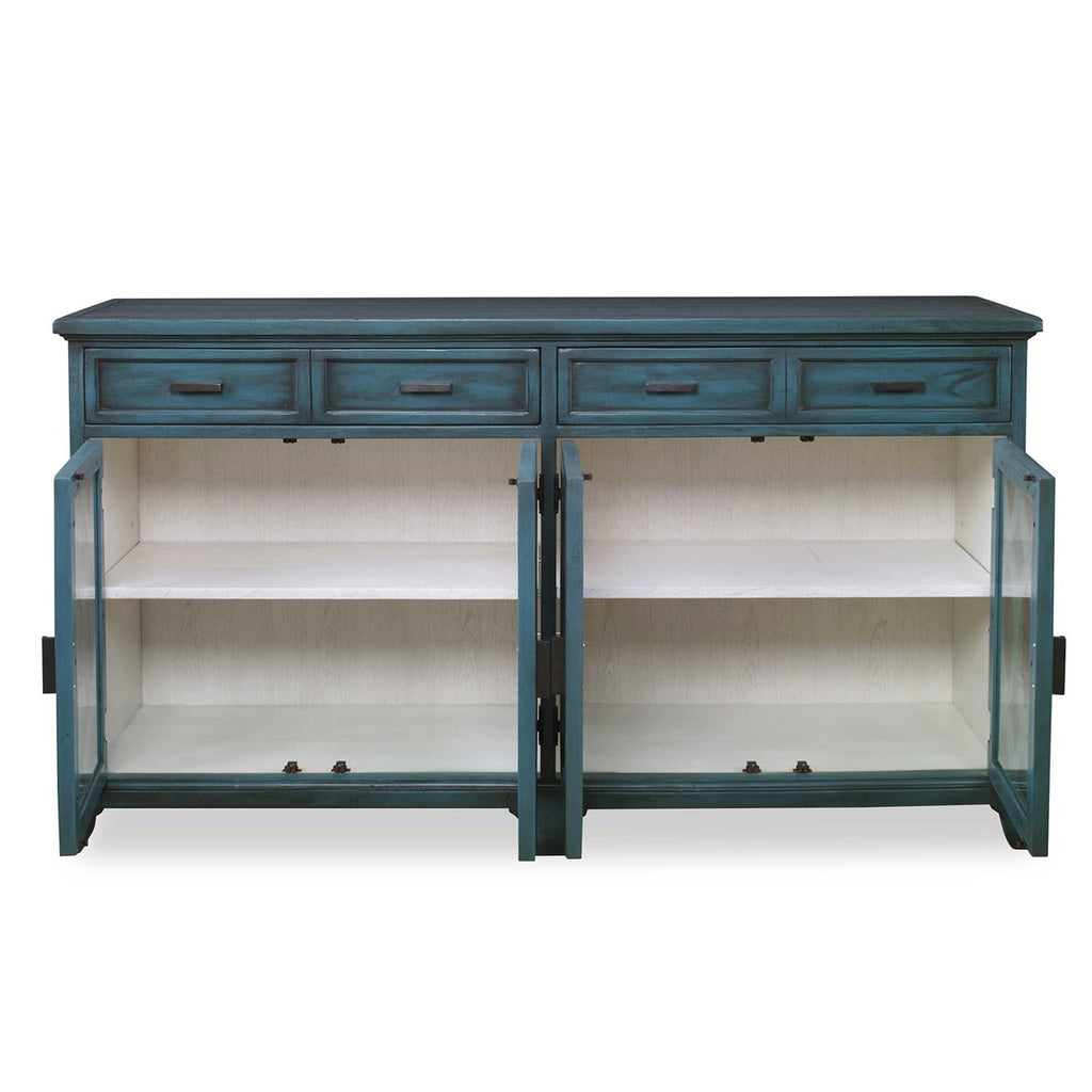 Oksana Wooden Credenza - Bombay Mercantile