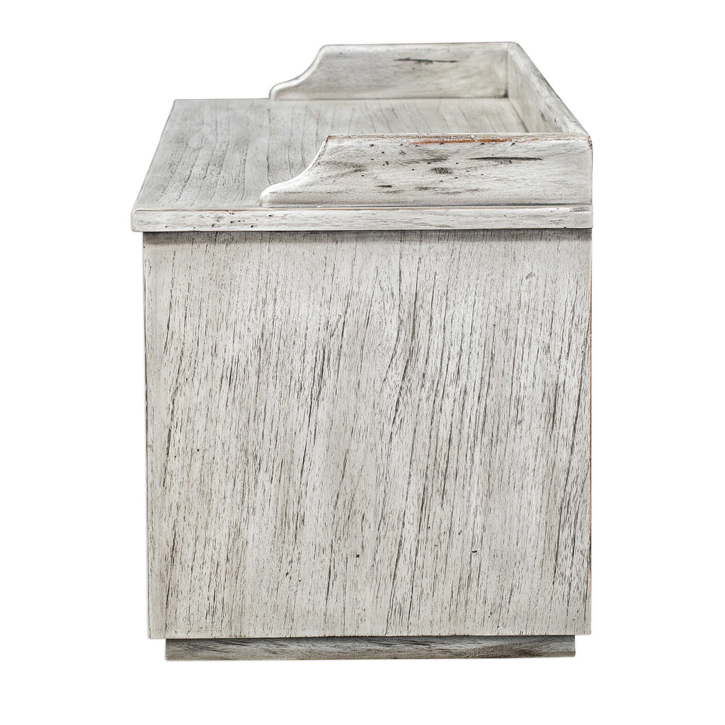 Ardusin White Hobby Bench - Bombay Mercantile