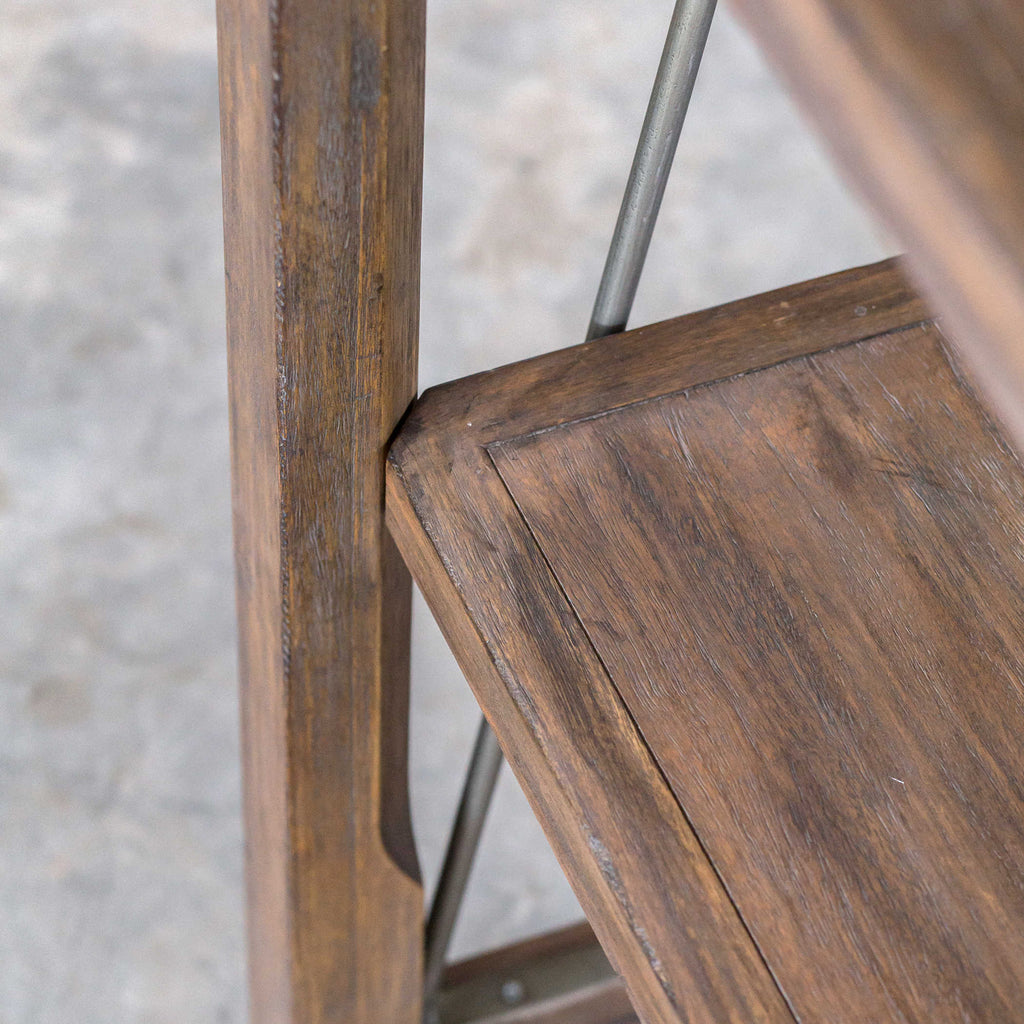 Delancey Weathered Oak Etagere - Bombay Mercantile