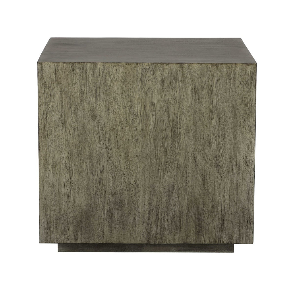 Kareem Modern Gray Side Table - Bombay Mercantile