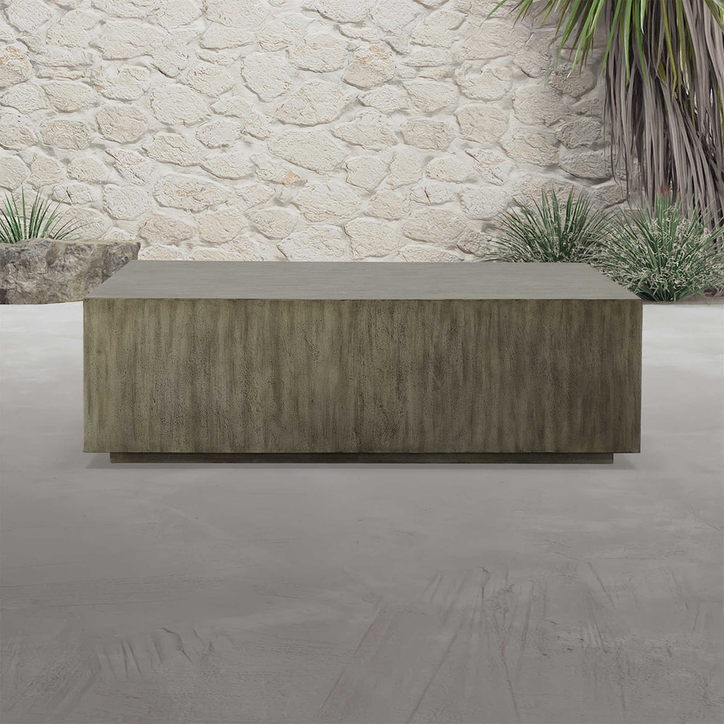 Kareem Modern Gray Coffee Table - Bombay Mercantile