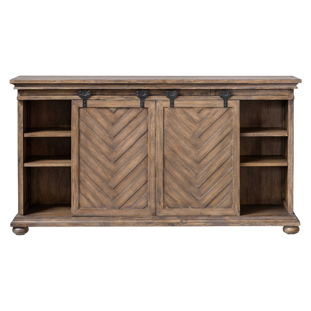Primalia Barn Door Media Console - Bombay Mercantile