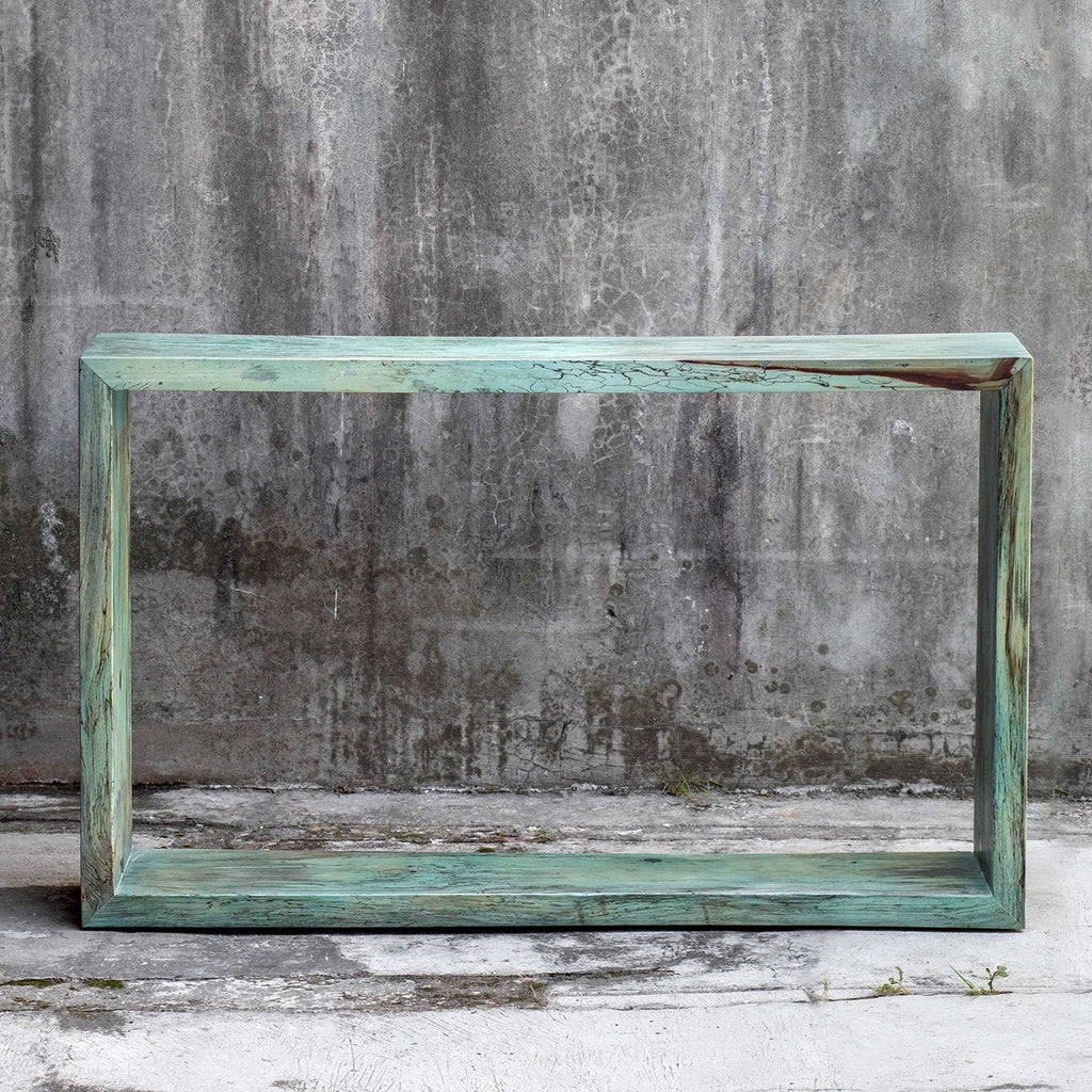 Teo Wooden Console Table - Bombay Mercantile