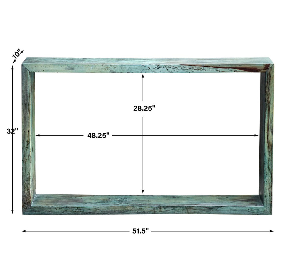 Teo Wooden Console Table - Bombay Mercantile