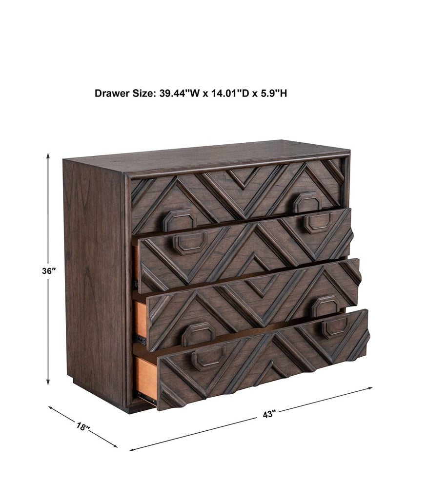 Mindra Drawer Chest - Bombay Mercantile
