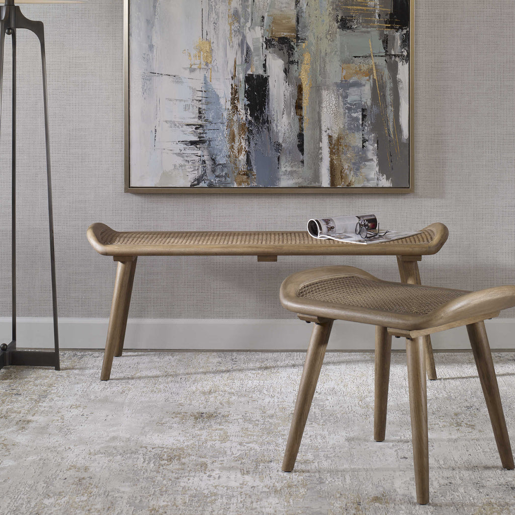 Arne Scandinavian Small Bench - Bombay Mercantile