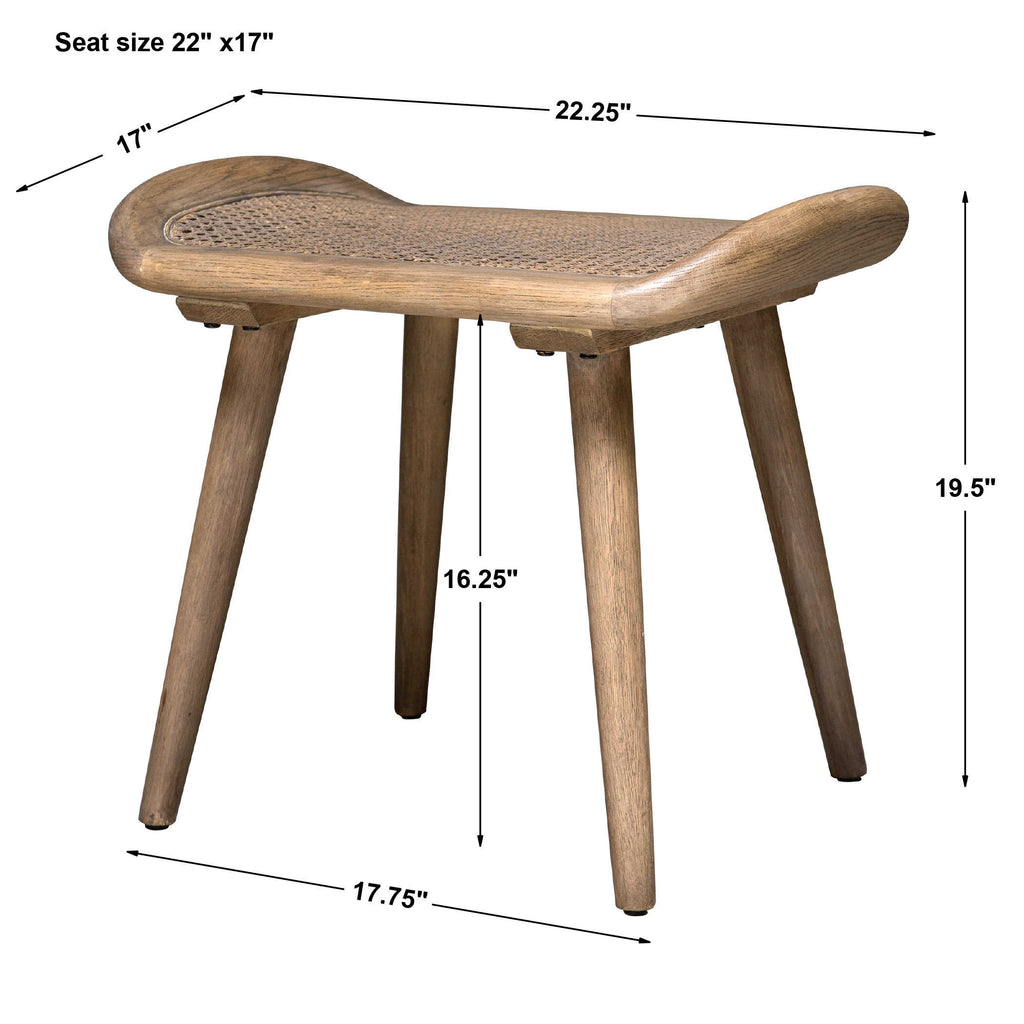 Arne Scandinavian Small Bench - Bombay Mercantile