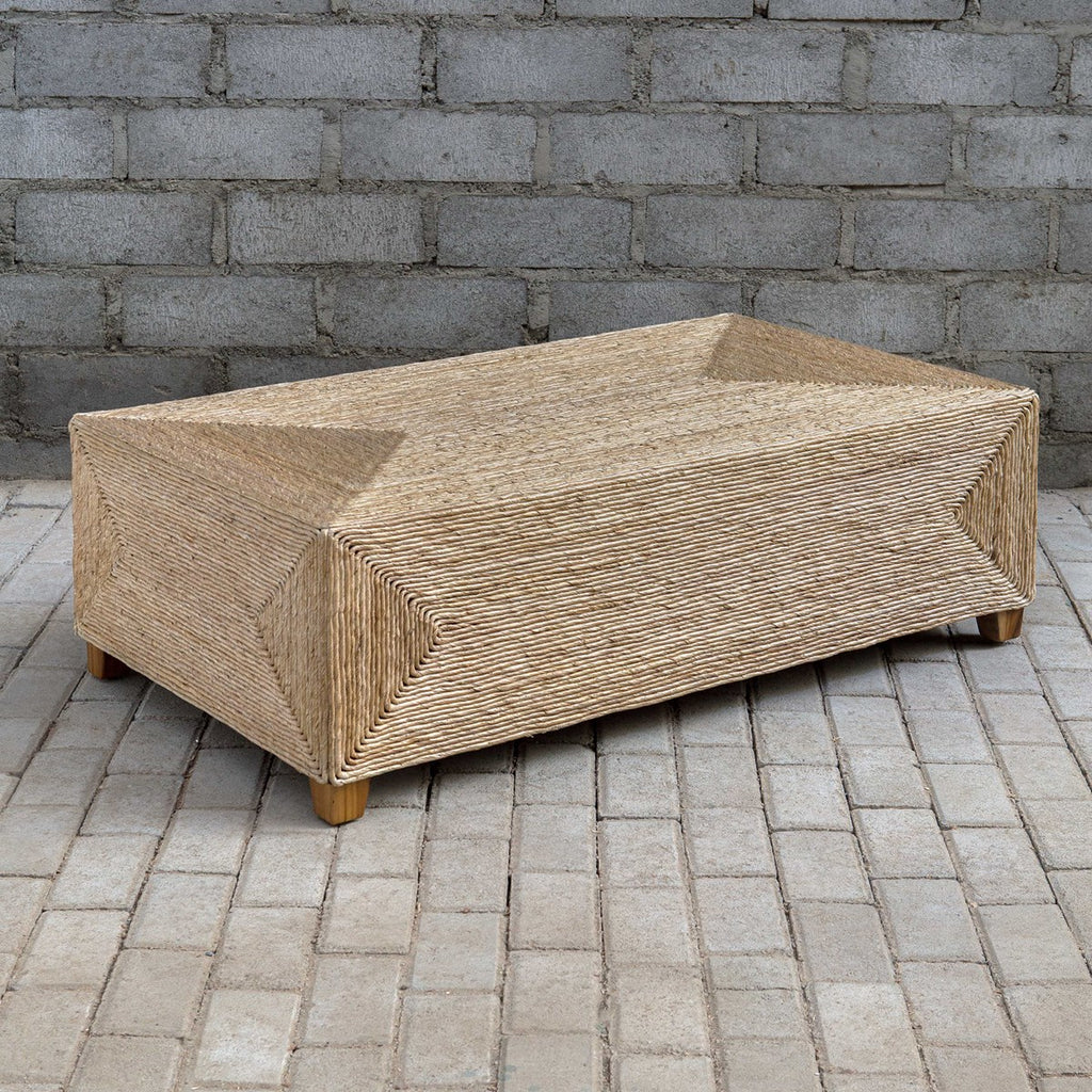 Rora Woven Coffee Table - Bombay Mercantile